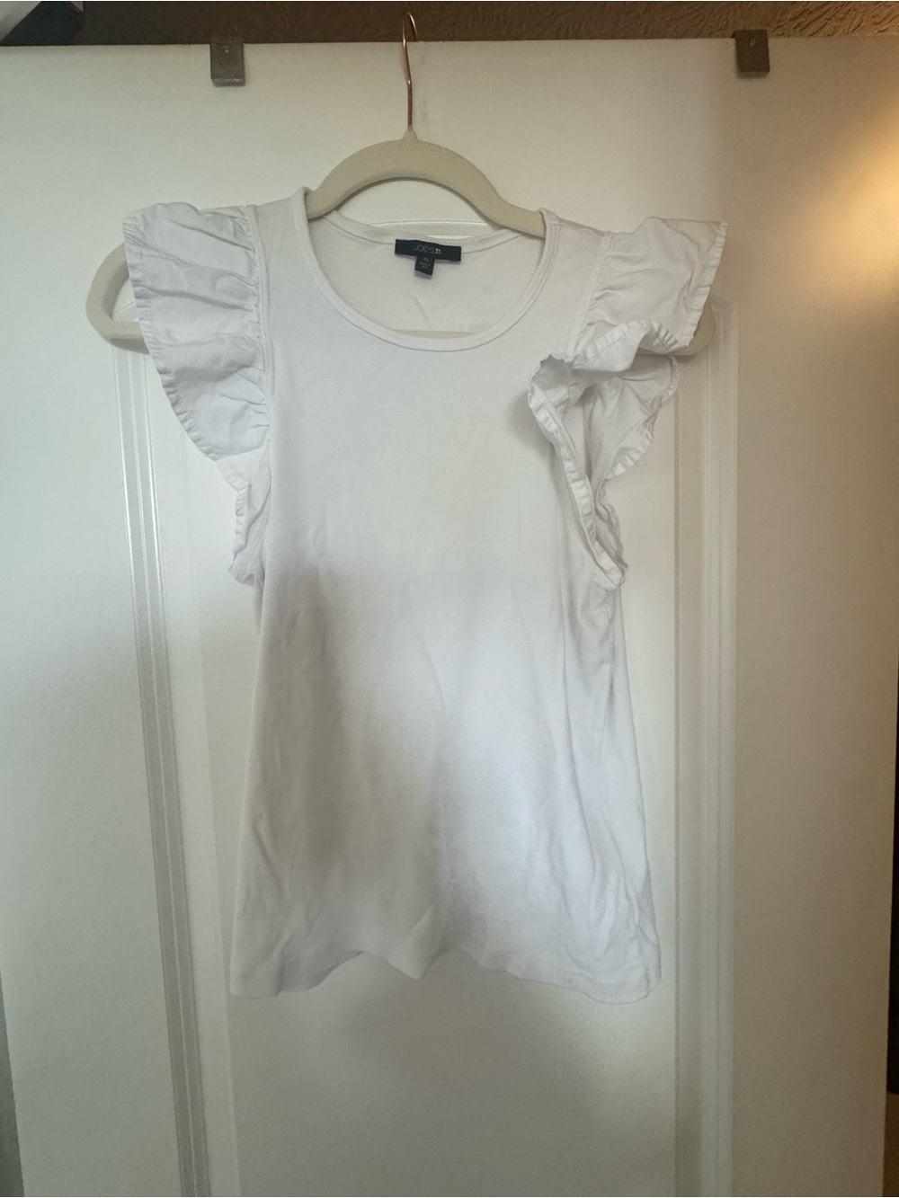 Joe’s ruffle sleeve top, XS